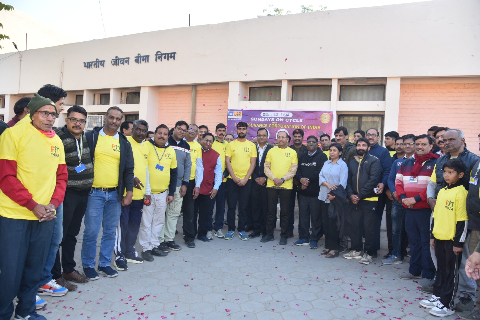 sunday on bicycle: नमो साइक्लिंग क्लब और एलआईसी के संयुक्त तत्वावधान में भव्य आयोजन