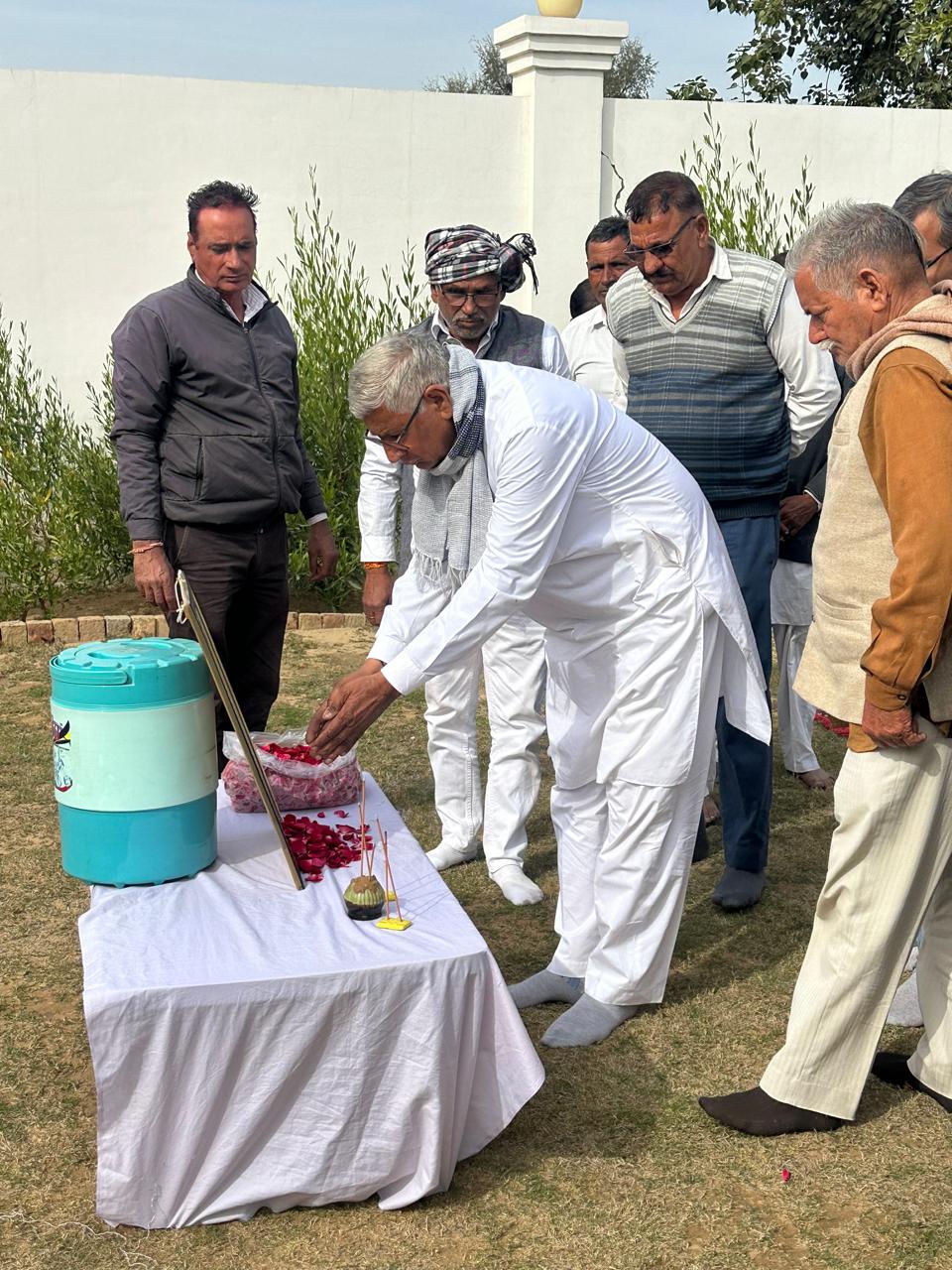 पूर्व डेयरी चेयरमैन स्व. हरजीराम जाखड़ को चौथी पुण्यतिथि पर दी भावभीनी श्रद्धांजलि