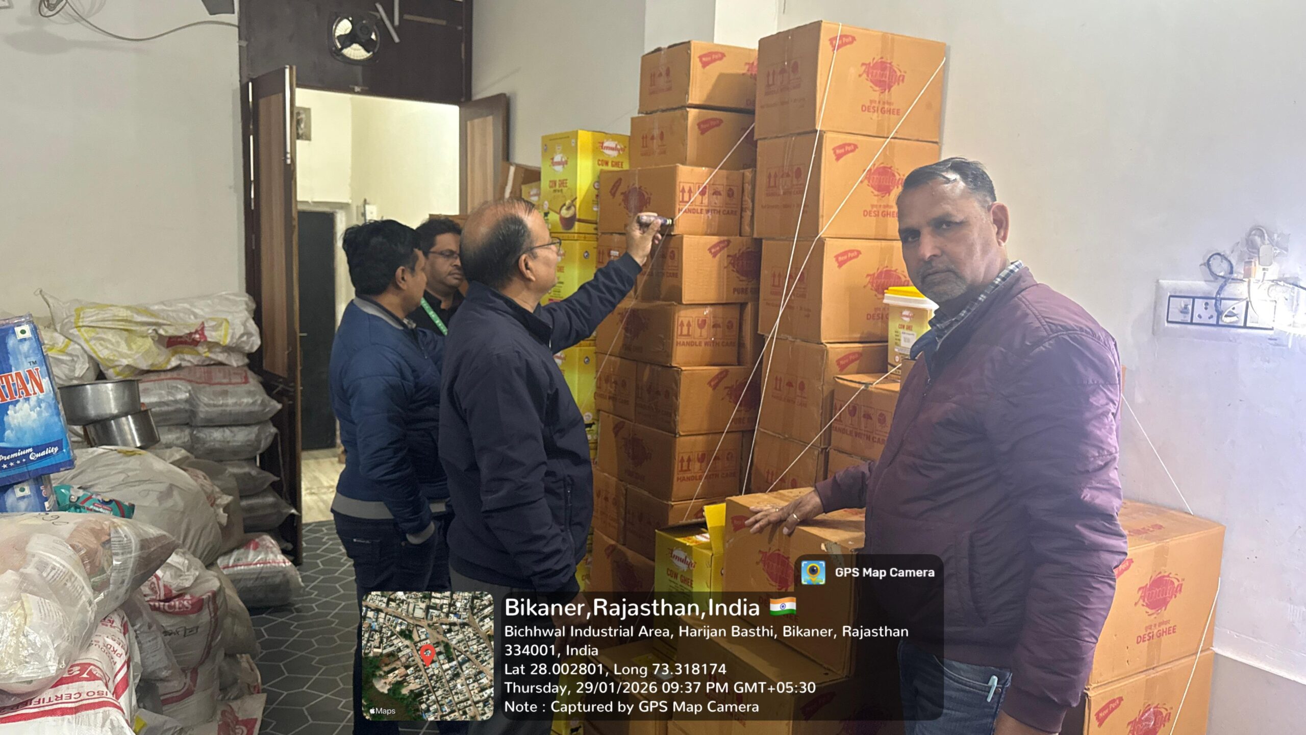 शुद्ध आहार अभियान के तहत बीकानेर में 1,525 किलोग्राम घी सीज