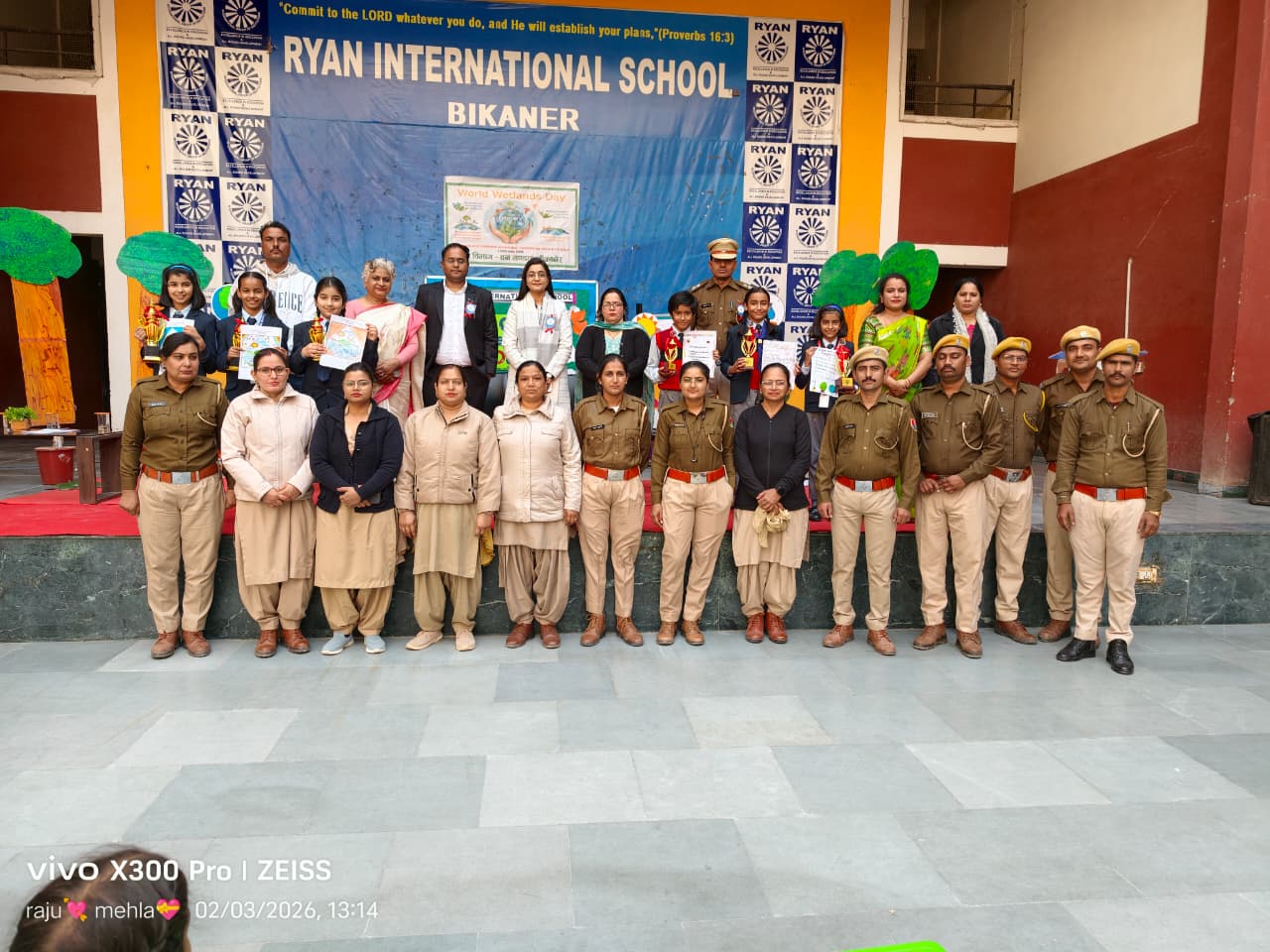 विश्व आर्द्रभूमि दिवस पर रयान इंटरनेशनल स्कूल में क्विज एवं चित्रकला प्रतियोगिता आयोजित