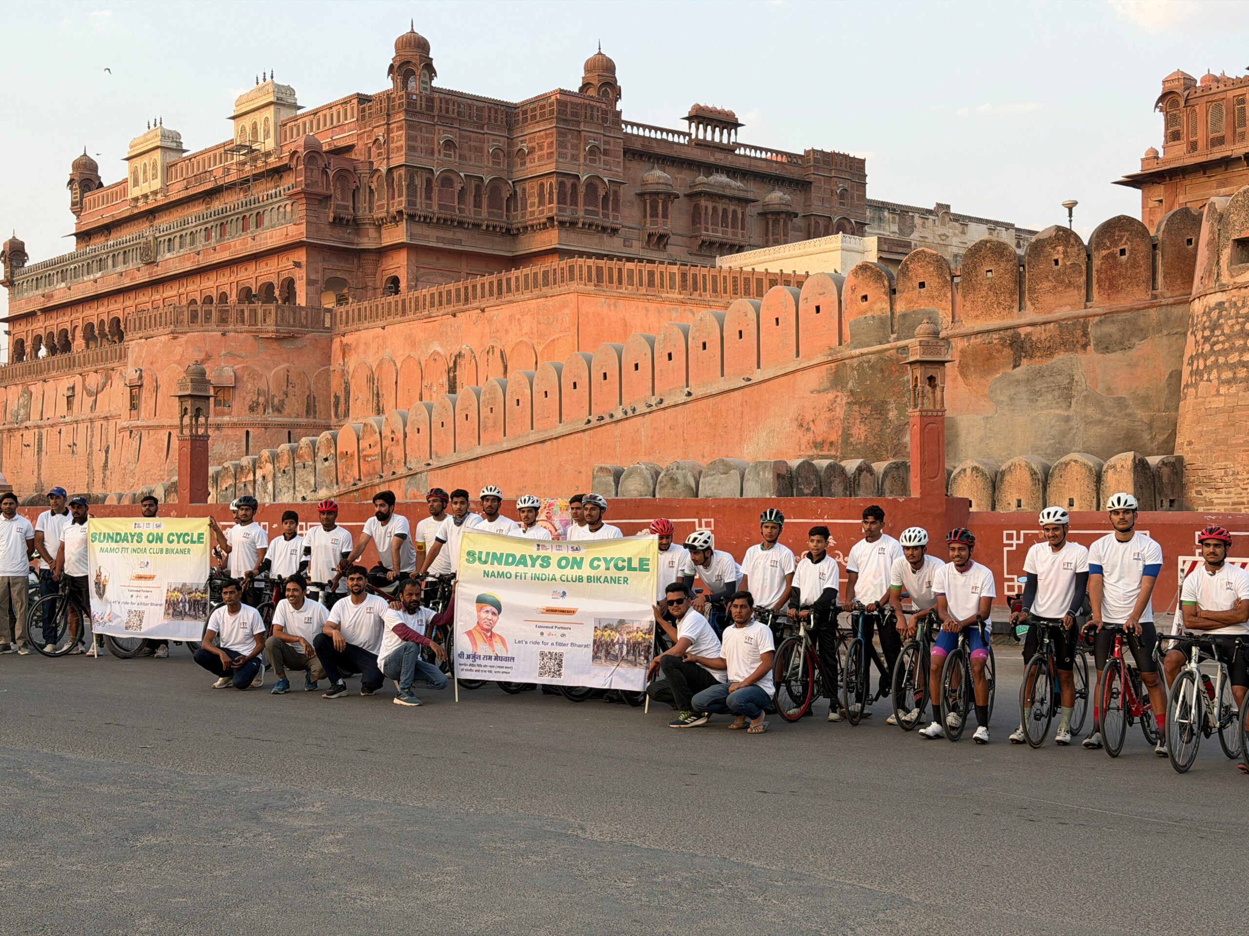 बीकानेर में उत्साह के साथ ‘संडे ऑन साइकिल’ का 15वां आयोजन