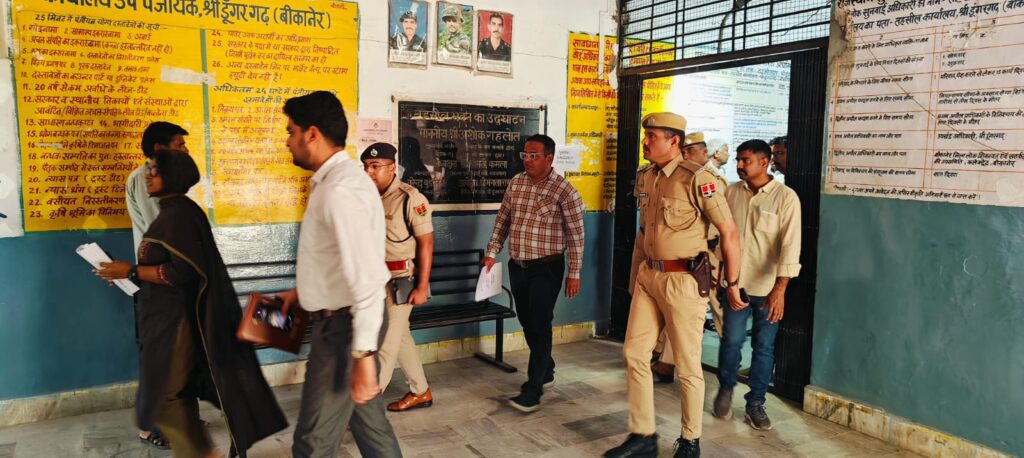 जिला कलेक्टर ने डूंगरगढ़ में एसडीएम, तहसीलदार और थाने का किया निरीक्षण