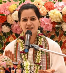 विदुषी पूजा जोशी श्रीधाम वृन्दावन द्वारा श्रीमद् भागवत कथा आयोजन दिनांक 20 मार्च से 26 मार्च 