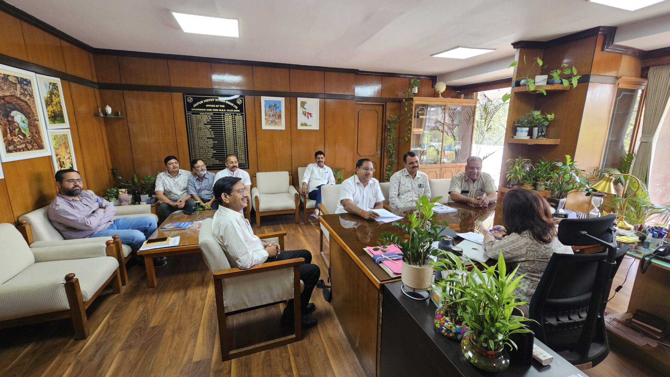 राजस्थान विद्युत श्रमिक महासंघ(भामसं) का प्रतिनिधिमंडल ऊर्जा मंत्री व विद्युत प्रशासन से मिला