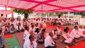 पुनरासर मंदिर जीर्णोद्धार हेतु भव्य कार्यशाला आयोजित, विधायक ताराचंद सारस्वत ने किया शिला पूजन