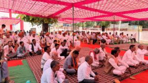 पुनरासर मंदिर जीर्णोद्धार हेतु भव्य कार्यशाला आयोजित, विधायक ताराचंद सारस्वत ने किया शिला पूजन