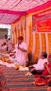 पुनरासर मंदिर जीर्णोद्धार हेतु भव्य कार्यशाला आयोजित, विधायक ताराचंद सारस्वत ने किया शिला पूजन