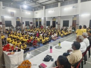 सेवा कुंज छात्रवास में अखिल भारतीय साहित्य परिषद् के बैनर तले रात बाल कवि सम्मेलन का सार्थक कार्यक्रम संपन्न हुआ