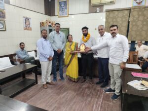 छात्र अजय वर्मा को नेट-जेआरएफ सफलता पर किया गया सम्मानित