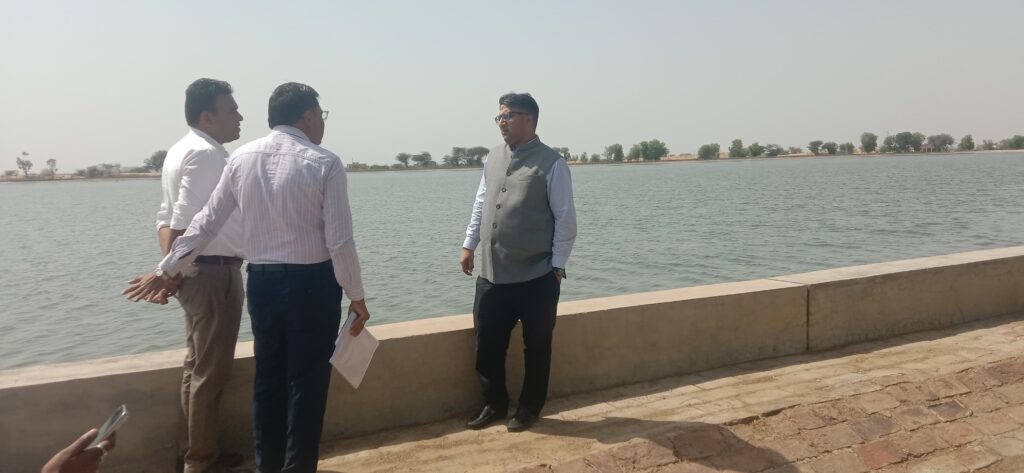 जिला कलेक्टर निशांत जैन ने बीछवाल रिजर्वायर का किया निरीक्षण, पेयजल व्यवस्था पर दिए सख्त निर्देश