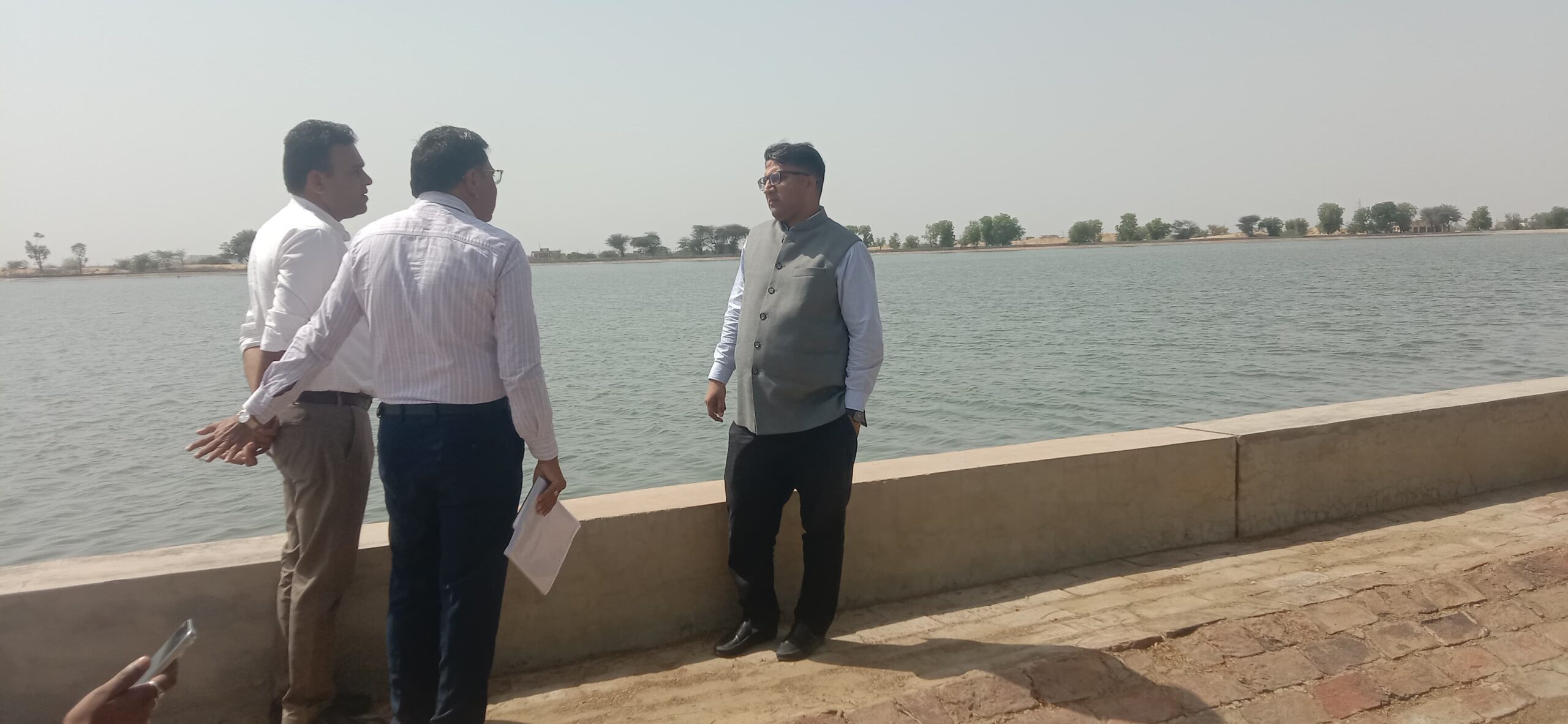 जिला कलेक्टर निशांत जैन ने बीछवाल रिजर्वायर का किया निरीक्षण, पेयजल व्यवस्था पर दिए सख्त निर्देश