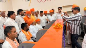 श्रीडूंगरगढ़ में सिद्ध धर्मशाला परिसर में विधायक ताराचंद सारस्वत ने लाइब्रेरी का किया उद्घाटन