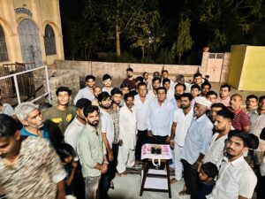 ग्राम मोमासर में धूमधाम से मनाई गई सैन जयंती, भजन-कीर्तन और केक कटिंग का आयोजन