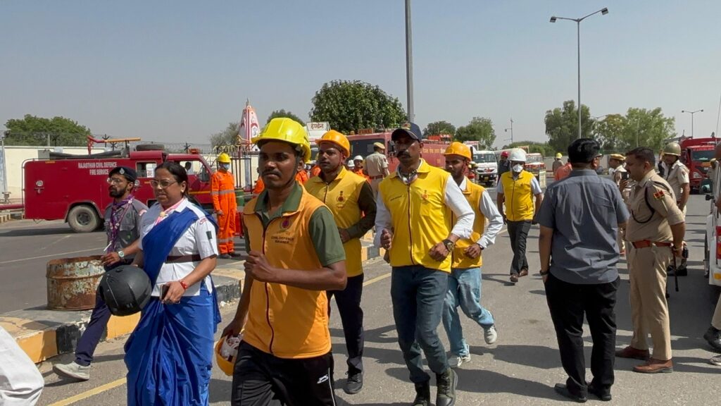 आईओसीएल के इंडेन बॉटलिंग प्लांट में जिला प्रशासन ने किया मॉक ड्रिल का आयोजन