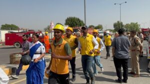 आईओसीएल के इंडेन बॉटलिंग प्लांट में जिला प्रशासन ने किया मॉक ड्रिल का आयोजन