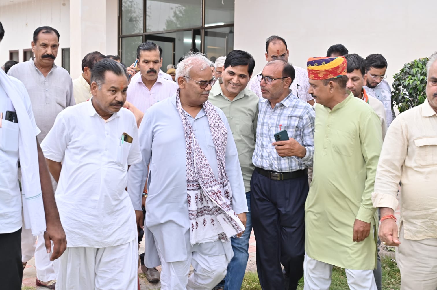 बीकानेर दौरे पर रहे शिक्षा मंत्री मदन दिलावर, फन्ना बाबू को दी श्रद्धांजलि